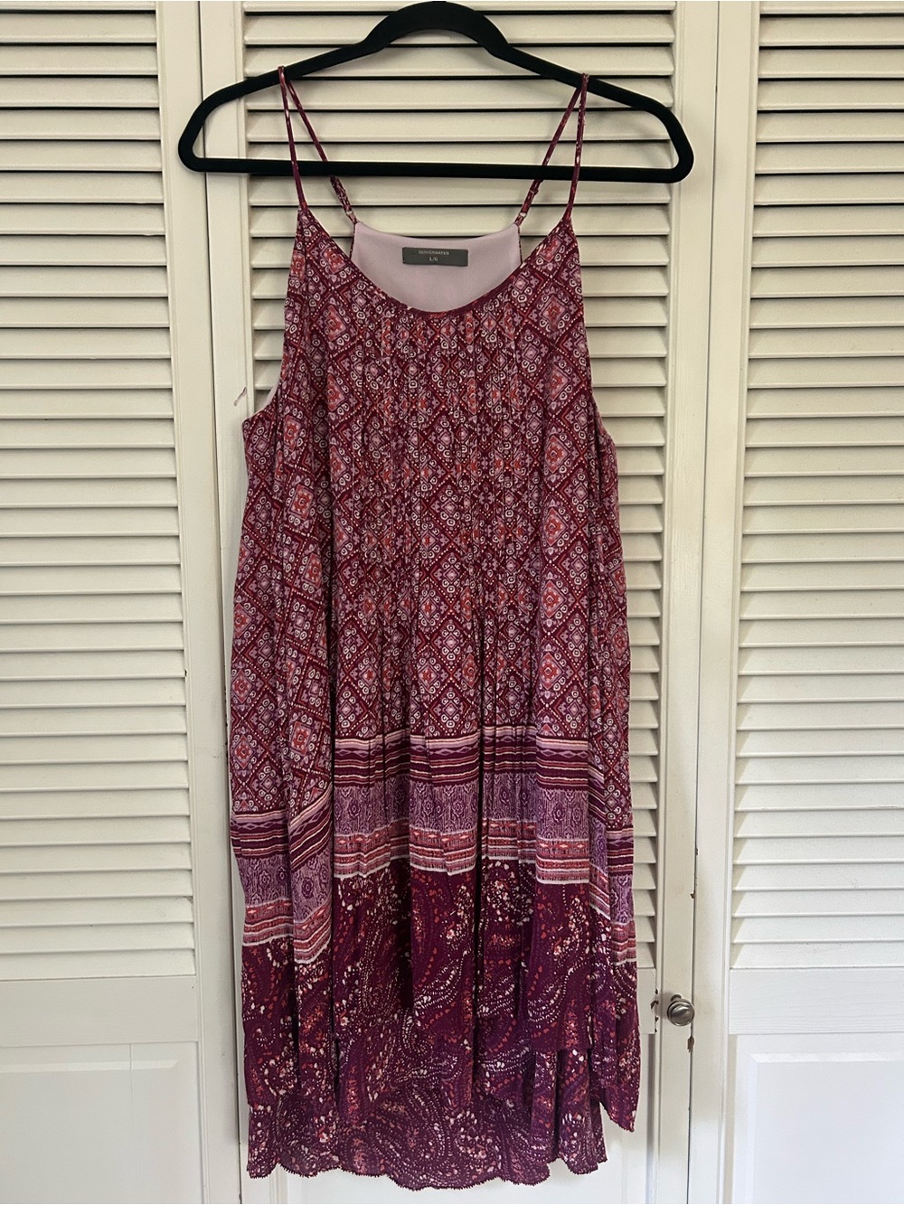 Denver Hayes Pink Printed Midi Sundress